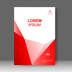 Business Cover design minimalist modern template. for cover book, magazine, brochure, poster, Annual report, flyer, catalog. Vector illustration