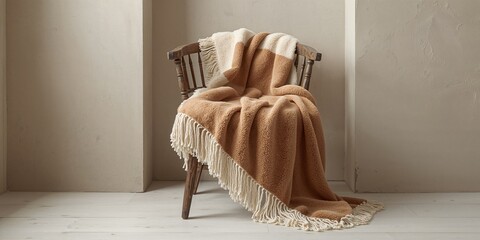 Detail of a woven textile with fringed edges, used as a UI backdrop for digital interfaces