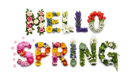 Welcome the vibrant beauty of spring illustration