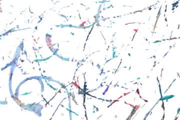 An abstract background of acrylic paint strokes.
Various bright colors are used, including blue, red, orange, and yellow.