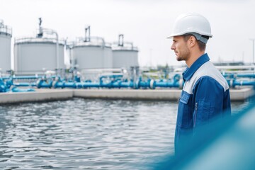 Engineer at industrial facility