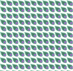 peacock feather pattern