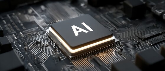 Ai chip on circuit board