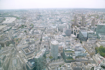 Fototapeta premium Aerial view of the city of London, United Kingdom