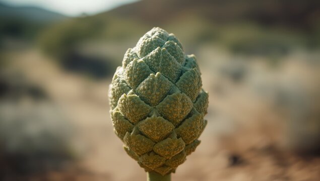 Dioscorea macrostachys tuber plant in natural habitat, highlighting conservation efforts
