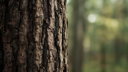 Obraz premium Spruce tree bark with rough surface detail, useful for UI backdrop, Earth Day