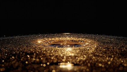 Bubbling boiling liquid with bubbles, 3D rendered abstract background for UI layout, World Water Day