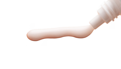 Detailed image of a fingertip unit dispensing precise amount of topical steroid cream onto skin to emphasize controlled dosage in shortcourse dermatological therapy.