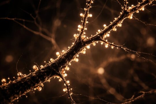 Cortical pyramidal neuron dendrite morphology showing bifurcation and spine density captured by Golgi silver chromate stain