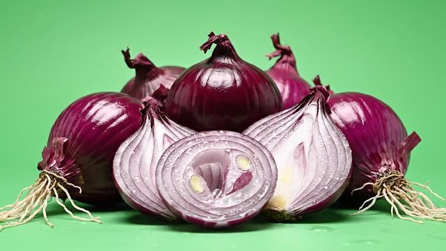 Fresh Red Onions - A Culinary Staple for Healthy Cooking and Delicious Recipes.