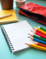  Bright and clean desk concept