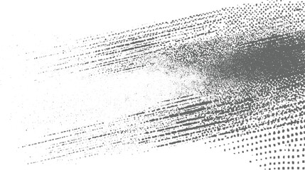 Abstract grayscale with a strong diagonal emphasis of textured dots and lines creating a sense of direction and flow