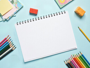  Bright and clean desk concept