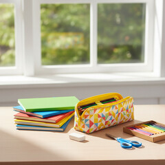  Bright and clean desk concept