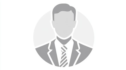 Hand drawn vector illustration set of a businessman profile and person head icons with a human hand holding a pen to sign a business idea document web button symbol