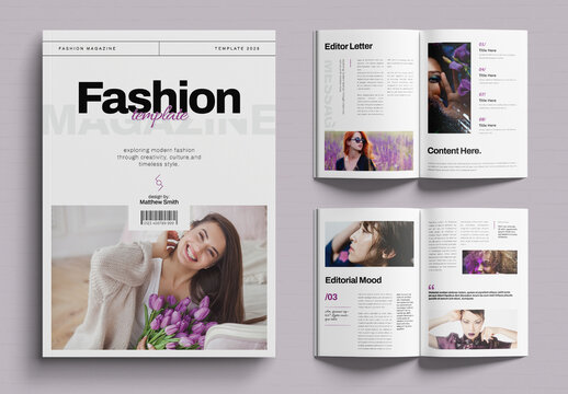 Fashion Magazine Template