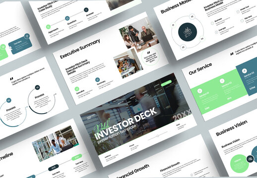 Investor Pitch Deck Presentation Template