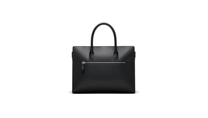 Black laptop handbag for women designed for organization and portability, suitable for professional use