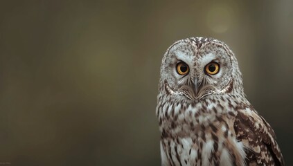 Small Australian owl, the Southern Boobook, resting on a tree branch in a forest setting, ideal for nature backgrounds