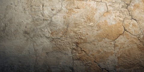 Rough stone wall surface serving as a backdrop for architectural or artistic layouts, highlighting weathered textures