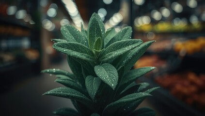 Close-up of a sage plant highlighting its textured leaves for culinary or medicinal use