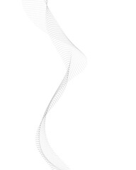 Elegant Abstract Flowing Grey Lines