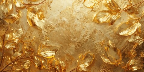 Golden textured background, used for editorial headers and visual elements, emphasizing aesthetic appeal
