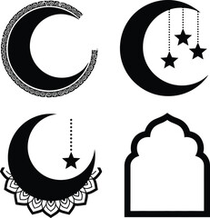 Moon and Star Symbols Collection