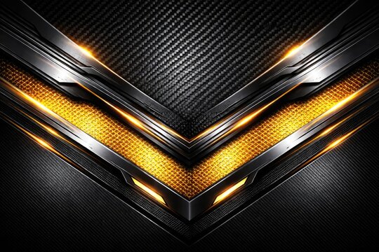 Futuristic carbon fiber sport background with metallic texture and dynamic aramid abstract pattern