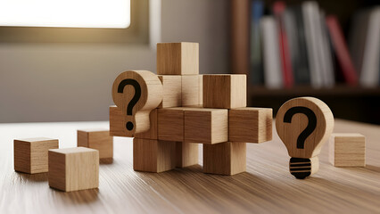 Creative Problem Solving with Wooden Blocks and Light Bulbs