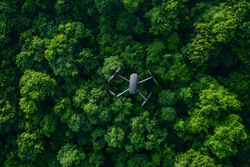 Drone Technology Mapping Reforestation Efforts in Green Landscapes  