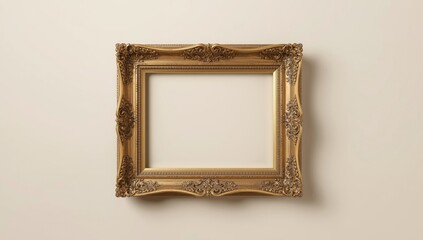 Vintage photo frame with clipping path, designed for digital editing and background isolation, emphasizing image processing