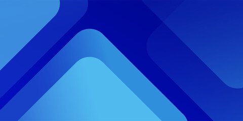 Abstract Blue Geometric Layered Background with Rounded Shapes and Gradient Tones, Modern Minimal Design for Business Presentation, Corporate Banner, Website Header, Technology Branding and Profession