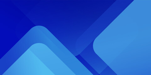 Abstract Blue Geometric Layered Background with Rounded Shapes and Gradient Tones, Modern Minimal Design for Business Presentation, Corporate Banner, Website Header, Technology Branding and Profession