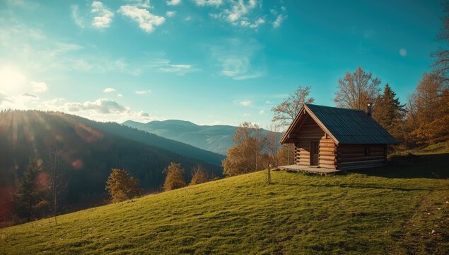 Historic town with well-preserved wooden houses and vibrant exteriors, emphasizing preservation efforts