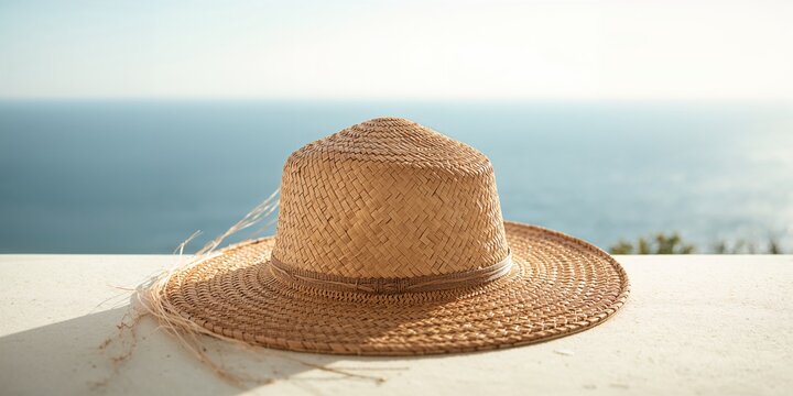 Straw hat made in Montecristi, Ecuador, artisanal craftsmanship