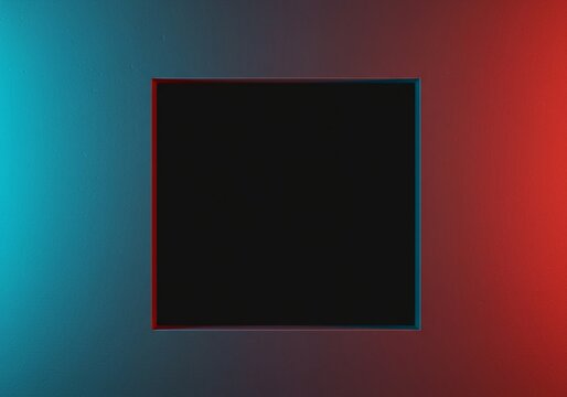 A perfect, clean rectangular void cuts into a textured surface, symbolizing a mysterious absence or an inexplicable missing element, rectangle, empty, absence