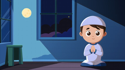 Elegant Ramadan Typography Design with Islamic Calligraphy & Festive Glow