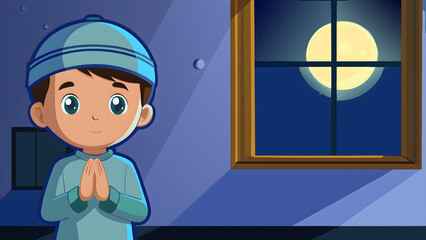 Elegant Ramadan Typography Design with Islamic Calligraphy & Festive Glow