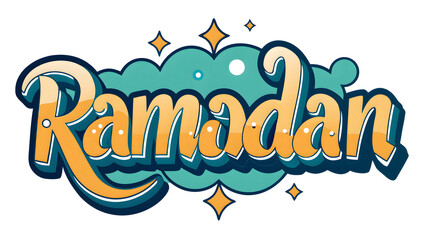 Elegant Ramadan Typography Design with Islamic Calligraphy & Festive Glow