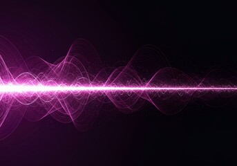 Dynamic digital illustration showcasing complex geometric wave patterns representing energy resonance, vibration, and rhythmic flow, graphic, flow, repetitive