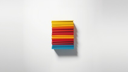 Office folders with colorful tabs placed on a white desk facilitate document management workflows