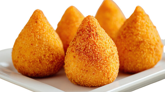 coxinhas on white background 