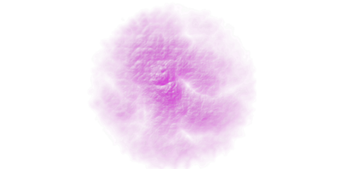 Vivid Pink Textured Abstract Shape with Crumpled Effect, Organic Magenta Circle Isolated on White for Dynamic Branding Assets