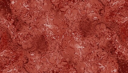 Seamless natural marble surface featuring red veins and bold color tones, ideal for layout backgrounds or UI backdrops