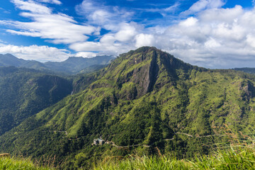 Naklejka premium Ella Rock seen from Little Ella Rock Near Ella, Sri Lanka