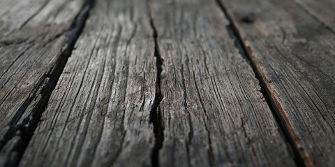 Old, splintered timber planks with weathered surfaces serving as a background for visual projects
