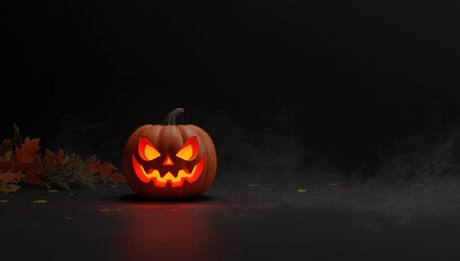 A computer-generated 3D visualization of a digital environment, functioning as a backdrop for graphic compositions and interface design