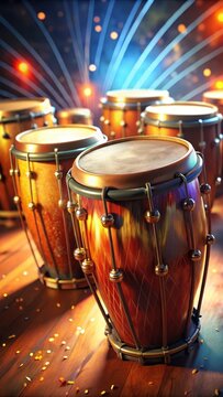 Traditional Caribbean drums create infectious rhythms