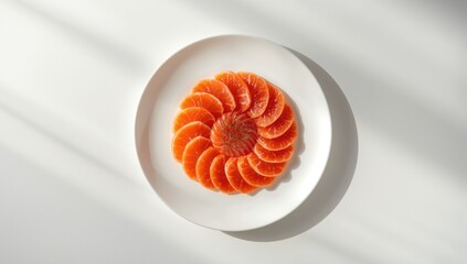 Salmon fish slices on a cutting board, highlighting raw fish for healthy eating, National Nutrition Month